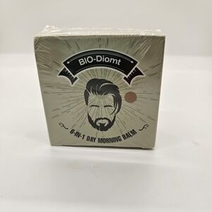 BIO-Diomt 6-in-1 Day Morning Balm • Men's Face Moisturizer •‎ New Sealed